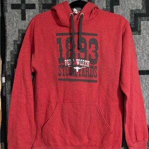 Fruit of the Loom Red Graphic Hoodie